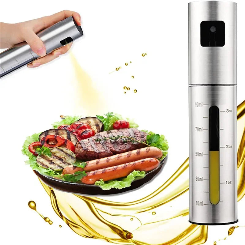 Vaporisateur d'huile inox ultra-resistant.