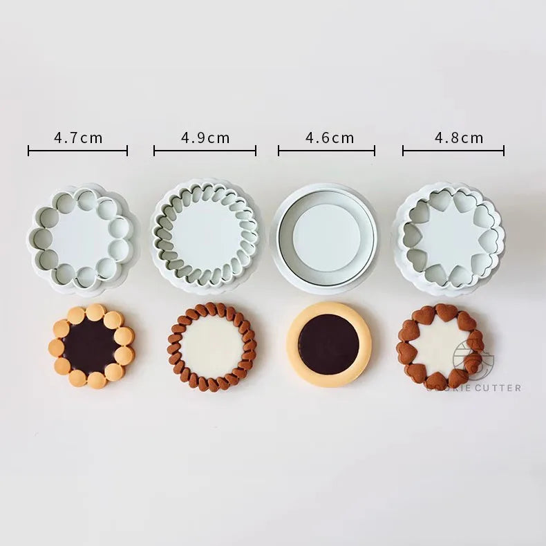 Emporte-pièces fleurs pour biscuits, moule 3D