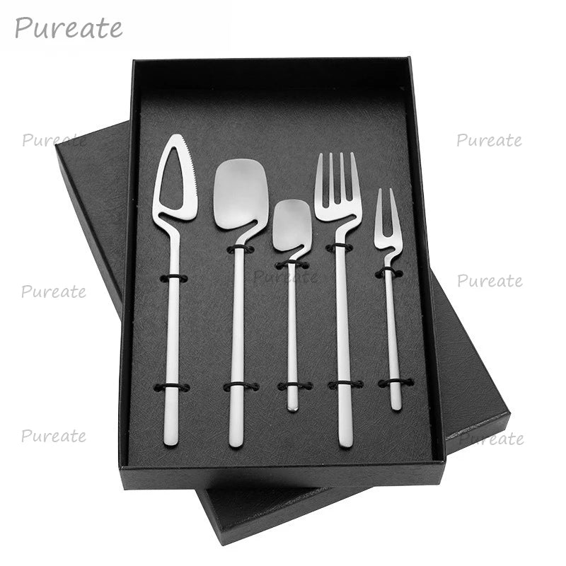 Ensemble de couverts en acier inoxydable (5 pièces)