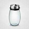 Support de rangement condiments rotatif en verre