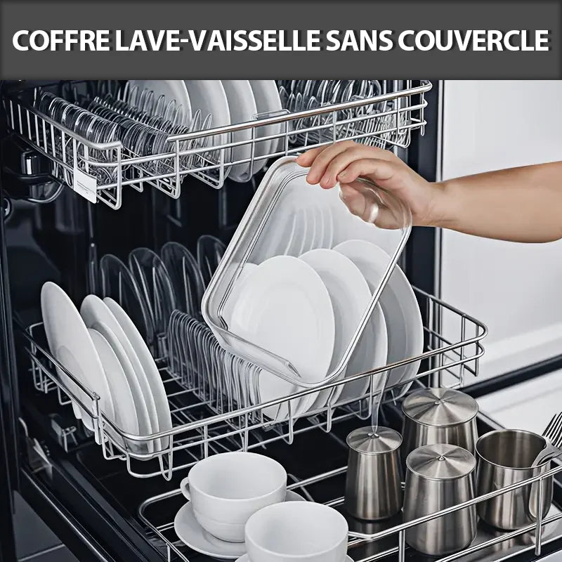 Set de conservation en verre 12+4 pièces, couvercles hermétiques