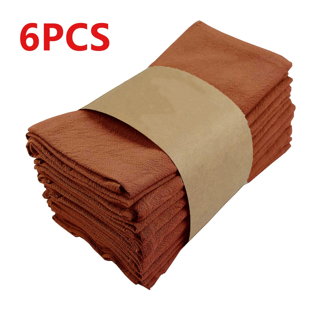 Serviettes de table en tissu absorbant plissé