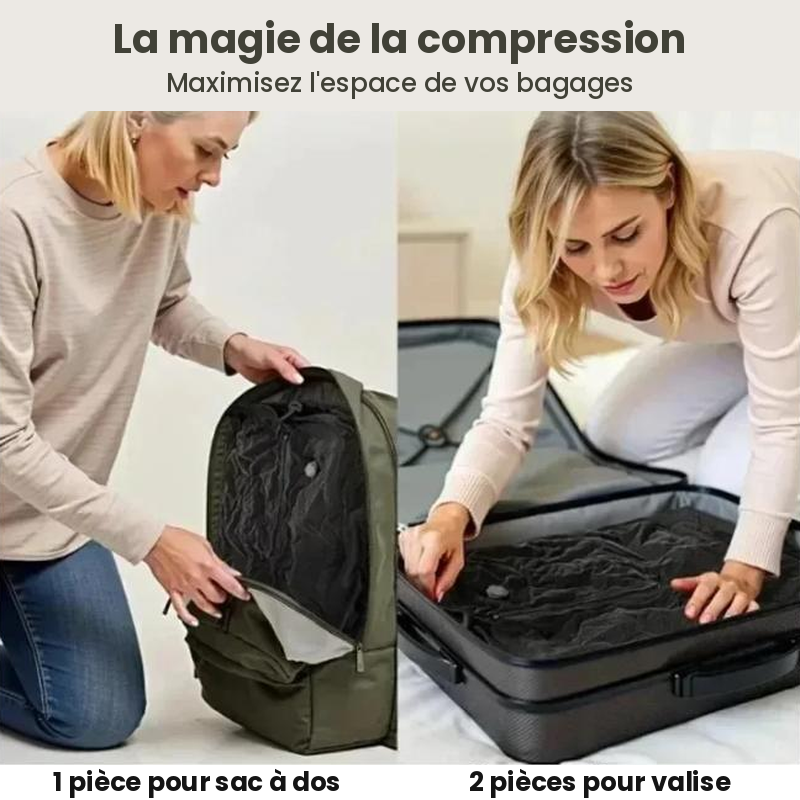 Sac de compression sous vide 17L avec pompe