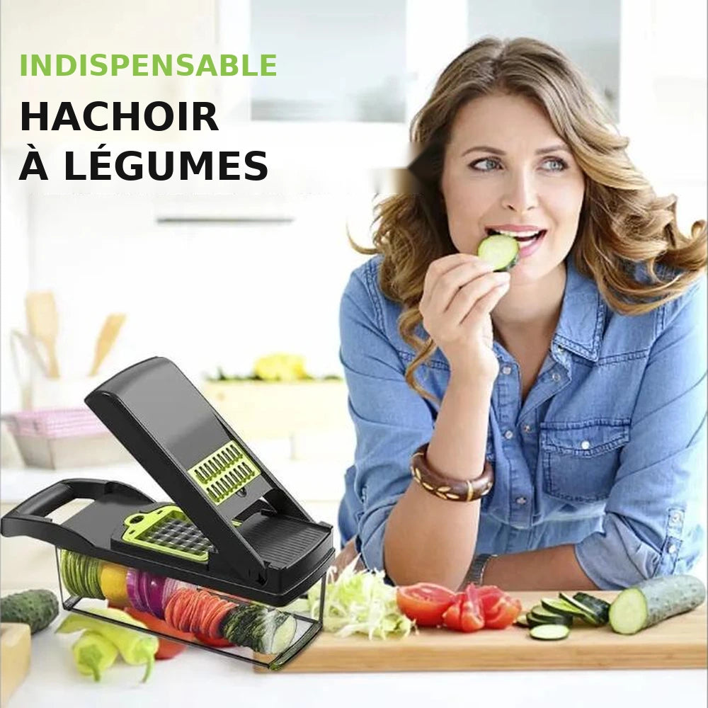 Hachoir à légumes 16-en-1 multifonction
