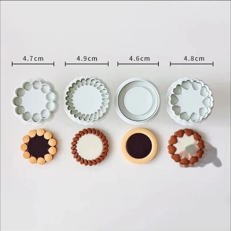 Emporte-pièces fleurs pour biscuits, moule 3D